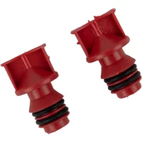 2pcs Air Compressor Oil Breather Plastic With 17mm Male Thread Diameter Designed For Oil Venting And Air Exchange