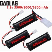 SC Battery NiMH 7.2V Rechargeable Battery For RC 1/16 Cars R/C Truck 7.2v 3500mAh 5000mAh 6800mah Battery with Tamiya Connector