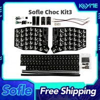 Sofle Choc Split Keyboard PCB Kit Positioning Board MX Split Keyboard Kit QMK PCB Kit Customized DIY Pc Gamer Accessories Gifts