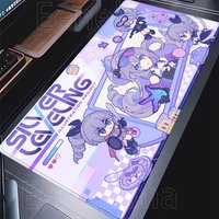 Silver Wolf LV.999 HSR Honkai Star Rail Large XXL Mouse Mat New Non-slip Keyboard Anime Girl Kawaii Mouse Pad PC Gaming Desk Mat