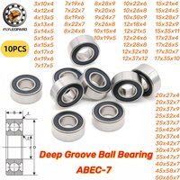 10pcs 683-2RS Bearing 3x7x3mm Chrome Steel ABEC-7 684 6800 6801 6802 6803 6804 6805 2RS Deep Groove Ball Bearings Rubber Sealed