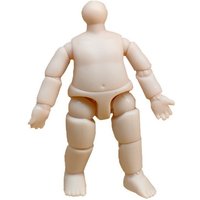 New 3in 4in Height Figure Dolls PVC Multiple Joints Muscle Body Doll Anime Doll Durable BJD Doll Body for Doll Customized