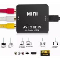 AV RCA to HDTV Adapter HDMI-compatible to AV Adapter AV to HDTV Converter HDTV2AV Video Composite Converter For Xbox 360 DVD PS3