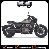 【Perfect fit】Compatible with QJMOTOR SRV 600 bumper, SRV600 V2 V4 motorcycle thickened anti-fall bar and anti-fall bracket