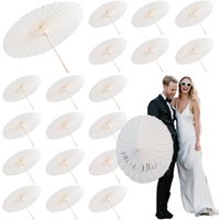 10-30PCS Paper Parasols 60/80cm Bamboo Umbrellas Wedding Paper Umbrellas Party Favors for Bridal Shower Centerpieces Photo Props