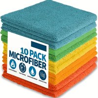 10pcs Thicken Microfiber Cleaning Cloths Lint Free Microfiber Cleaning Towel Cloths Reusable Cleaning Towels Absorbent for Car