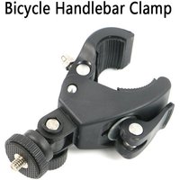 AliExpress QUERPXAF Universal Rotating Clamp With 1/4 DSLR Bike Bicycle Handlebar Clamp Bracket Tripod Mount Screw Clip Action Tripods Accessories