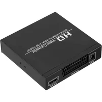 SCART HDMI to HDMI Converter Full HD 1080P Digital High Definition Video Konverter EU/US Power Plug Adapter For HDTV HD
