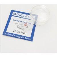 Ultra Clear Resist Scratch 1.5mm 20-29.5mm Watch Glass Round Flat Sapphire Watch Glass Crystal Replacement Part For Watchmaker