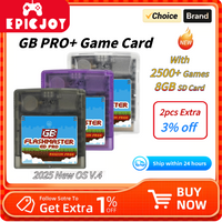 EPICJOY Multifunctional Game Boy GB pro+ Game Card 2500 in 1 Gameboy Card OS V4 With 8GB TF Card For GB GBC SP Game Consoles