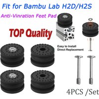 H2D Bambu Lab Anti Vibration Feet Pad Replacement Parts Anti-Shock Anti-Slip Dust-Proof Rubber Foot Pad For bambulab H2S Bamboo