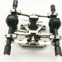 The New Metal Balance Chassis Board Seesaw Kit for WPL B16 B36 1/16 RC Car Upgrade Parts Modified Accessories,Black