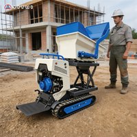High Quality Crawler Dump Station Vertical Driving Eu Certification 500kg Dump Truck Support Customized