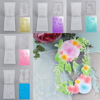 3D Embossing Folder Metal Die Set With Butterfly And Flower Designs