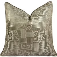 Light Brown Modern Soft Chain Elipse Waist Pillow Case 30x50cm Home Deco Sofa Car Chair Lumbar Living Cushion Cover Sell by Pc