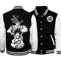 2025 New Fashion Dragon Ball Baseball Clothing High Quality Baseball Jacket Men's Casual Trendy Autumn and Winter Clothing Pop