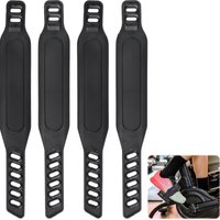 4pcs Exercise Bike Belts Adjustable Length Bicycle Pedal Straps Generic For More Stationary Cycling Fix Bands Tape