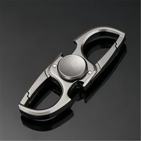 Multifunction Alloy EDC Key Holder with Bottle Opener and Rotating Device Ideal Gifts for Mens Including Fun Keychains