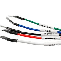 OBD2 Connector for Motorcycle Motorbike K+CAN K CAN OBD2 Scanner Cable K Line Can Line Power Cable Motorcycle Diagnostic Cable