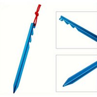 5Pcs/Lot 18cm Tent Pegs Stakes Nails Aluminium Alloy Tri Beam Adjustable 3 Latch Points for Camping Hiking Backpacking