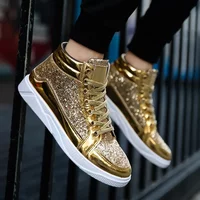 Hot Sale Mans Casual Shoes Non-slip Sports Outsole Light High-top Men Fashion Boots Wear-resistant Male Sneakers 48