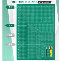 A2 A3 A4 A5 PVC-Schneidematte Doppelseitige Selbstheilende Schneideunterlage Patchwork-Werkzeuge DIY Handwerk Künstler-Schneidemesser-Set