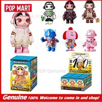 New Genuine POPMART MEGA SPACE MOLLY 100% Series Blind Box Guess Bag Kawaii Doll Ornament Mystery Box Surprise Birthday Gifts