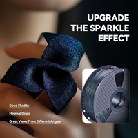 JAYO 3*1,1KG Galaxy PLA 3D-Drucker Filament 1,75MM Funkelnder Glitzer PLA Farbwechselndes Chamäleon-Filament für 3D-Druck
