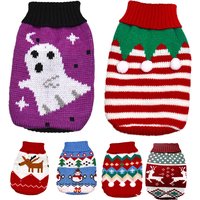 Pull pour chiens hiver tricoté pulls pour chiens pour petits et grands chiens concepteur chat Chihuahua vêtements chauds pour petites races chiens noël
