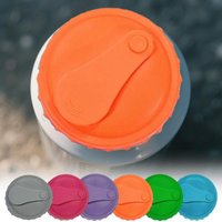 6pcs Silicone Soda Can Lid Reusable Can Stopper For Soda Beer Drinks Juice C oke Beverage Cap Cover Fits Standard C oke Can