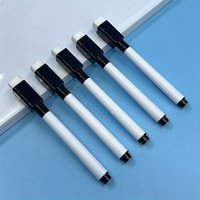 6/16/30pcs Whiteboard Pen Small Size Black Optional Suitable for Marking Office Presentation Supplies Learning