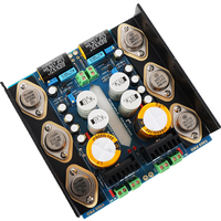 2pcs 1969 Gold Seal Sinking-Gold 20W + Class A Power HiFi Amplifier Finished Board With Heatsink