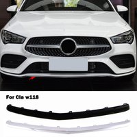A1188856302 Frontschürze Lip Chrome Trim Chrom Styling Für Mercedes Benz CLA W118 C118 CLA260 CLA180d CLA200 Spoiler Diffusor