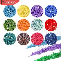 HUACAN AB perceuse carrée broderie couleur strass diamant peinture vente mosaïque pierres résine galvanoplastie fabrication de cadeaux