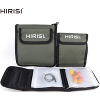 Hirisi Fishing Rig Bag Tackle Accessory Storage Bag for Carp Fishing Tackle Rigs Wallet Hair Rigs Transparent Carry Bag