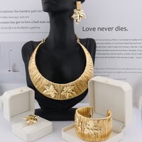 Color Jewelry Sets Necklace Earrings Ring Bracelet Dubai For Women Nigerian Indian Bridal Set Party Gifts