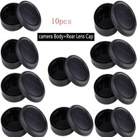 10 PCS Rear Lens cap camera Body Cap set Camera Cover Anti-dust Protection Plastic Black for Fuji Fujifilm FX X Mount