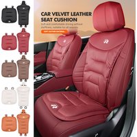 For Volkswagen VW Car Interior Velvet Cushion Four Seasons Backrest Seat Cover mk6 CC Golf 4 5 6 7 Scirocco Sagitar Magotan