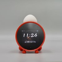 Remastered version replaces the alarm clock from Nintendo, with the fun AI powered electronic alarm clock featuring a 2.8-inch L