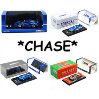 **CHASE** INNO 1:64 LBWK F40 Mazda FD3S RX7 Super Silhouette Hong Kong Exhibition Limited Car Model Collection Toy
