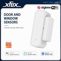Xfox Tuya WiFi Zigbee Door/Window Sensor—Ideal for Smart Homes and Smart Living—Compatible with Google Assistant and Alexa