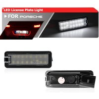 For Porsche Boxster Cayman Carrera Cayenne 987/997/958 2x CANBus Error Free White Led Number License Plate Light Kits Lamp