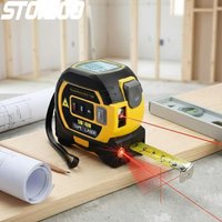 Laser Tape Measure 40M 60M Meters Infrared Laser Distance Measuring Smart Energy Ruler High Precision Measuring Tool