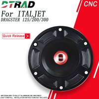 For ITALJET DRAGSTER 125/200/300 2020-2025 Motorcycle Quick Lock Fuel Tank Cap CNC Aluminum Airbox Keyless Gas Oil Tank Cover