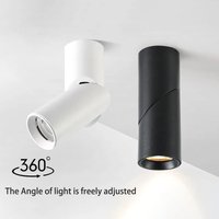 LED Downlights Dimmable 10W 12W 15W 18W Surface Mounted Ceiling Lamps Spot Light Warm /Natural /Cold White AC 85-265V + Driver