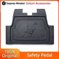 Safety Pedal for GoKart Pro and Gokart Bundle For Ninebot by Segway GoKart PRO Gokart Kit Refit Scooter Stainless Steel Bezel