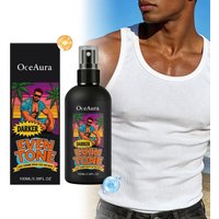 Men Tanning Spray Natural Bronzer Beautiful Black Tone Enhance Skin Melanin Moisturizing Self Tanner Essence Spray For Face Body