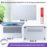 For 14/15.6/16 inch Samsung Galaxy Book 5 4 3 Pro 360 laptop skin sticker 960QHA/960QGK body anti-scratch vinyl film NP960QFG