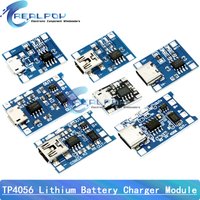 Type-C Micro Mini 5V1A 18650 TP4056 Lithium Battery Charger Module Charging Board With Protection Dual Functions 1A Li-ion