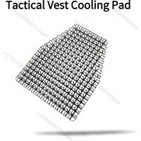 Tactical Vest Breathable Pad 4D Hollow Cooling Sweat Wicking Cushion Multifunctional Backpack Ventilation Pad